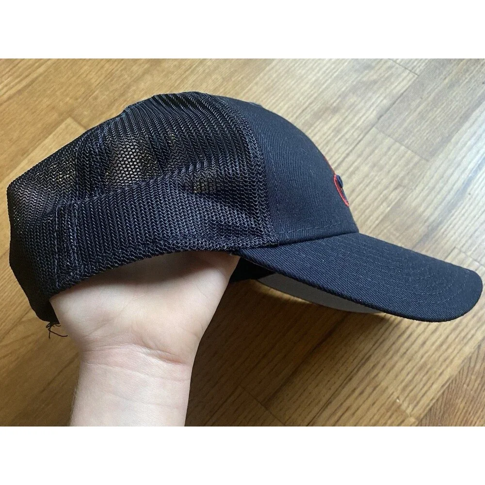 New Era Navy/Red Atlanta Braves 2023 On-Field Low Pro Batting Practice Hat Youth